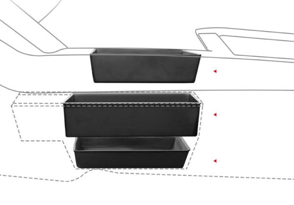 meryll Organizer Mittelkonsole für Tesla Model Y 2025 – Zentraler Aufbewahrungsbehälter - Image 2