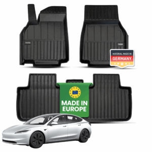 meryll 3-teiliges Gummimattenset für Tesla Model 3 Highland – Umweltfreundliches Recycling-Material