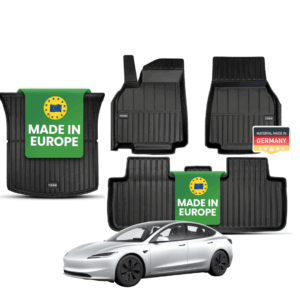 meryll 4-teiliges Gummimattenset für Tesla Model 3 Highland – Umweltfreundliches Recycling-Material